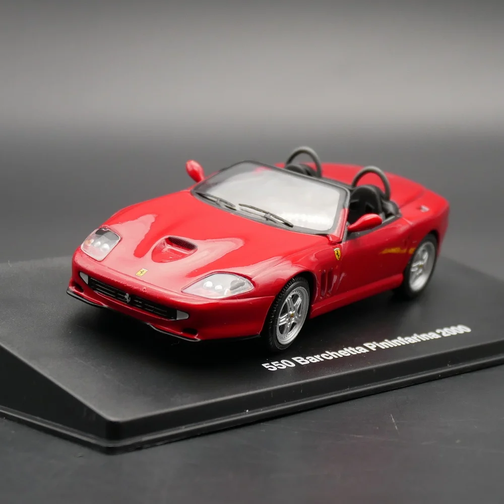 Отлитый под давлением в масштабе 1/43 винтажный спортивный автомобиль Ferrari 550, коллекция легкосплавных моделей автомобилей, бутик-украшение.