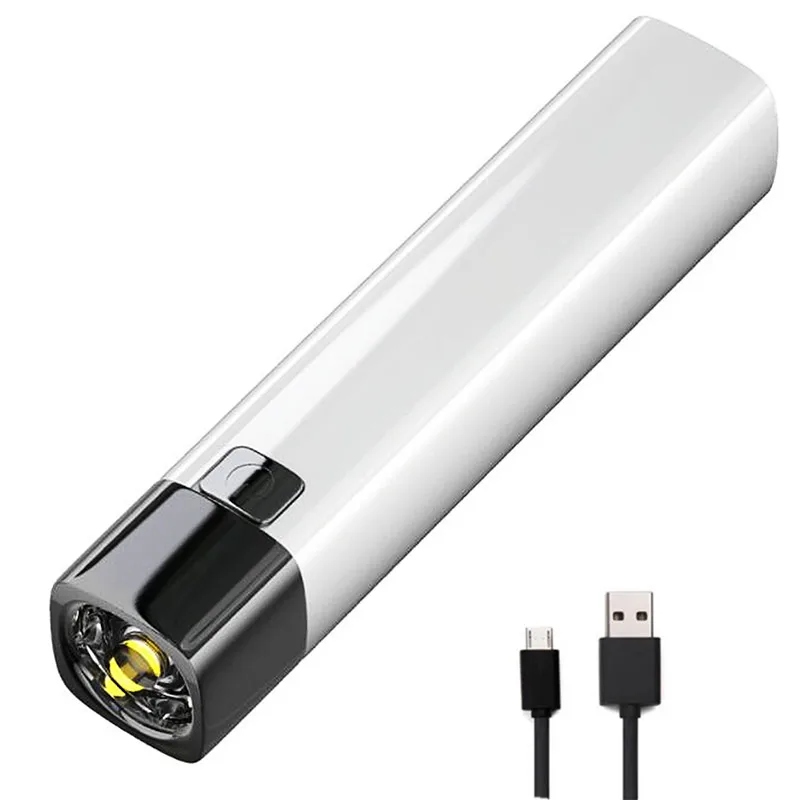 Прямая Доставка USB Перезаряжаемый Фонарик Для Портативной Батареи Q5 + COB LED Фонарик Факел Наружные Рабочие Фонари Для Кемпинга