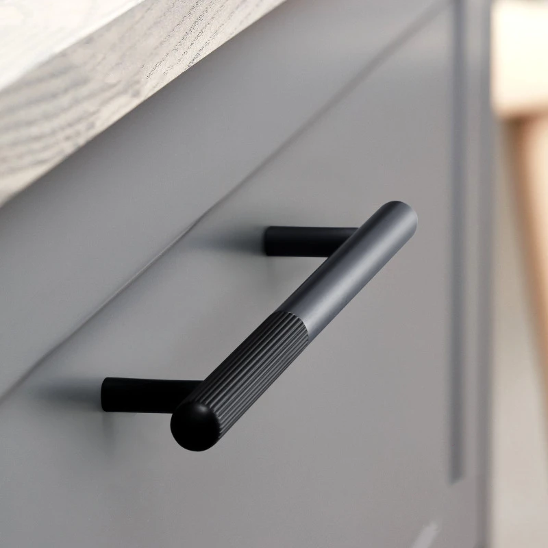 Ручки для дверцы шкафа и ящика, современный Простой, высококачественный, легкий, роскошный, однотонный, длинный