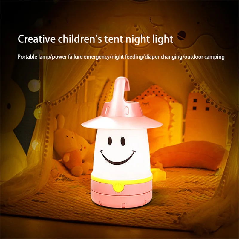 Светодиодный ночник Уличный фонарь для палатки Походный фонарь Подвесные светильники Портативный походный фонарь Отличный подарок для детей