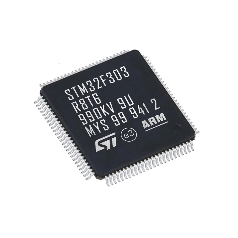 (Свяжитесь с нами по лучшей цене) STM32F303RBT6 Электронные Компоненты MCU LQFP64 Микросхемы IC Программатор ARM STM32F303RBT6