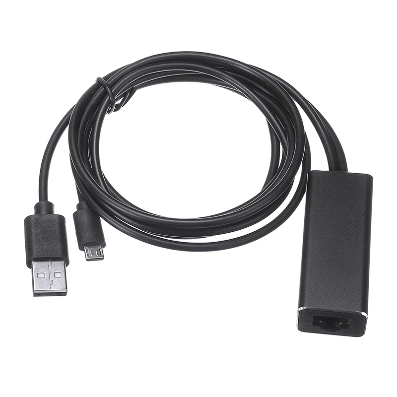 Сетевой адаптер ETHERNET Micro USB к RJ45 для Amazon Fire Stick Chromecast New Fire TV / Google Home