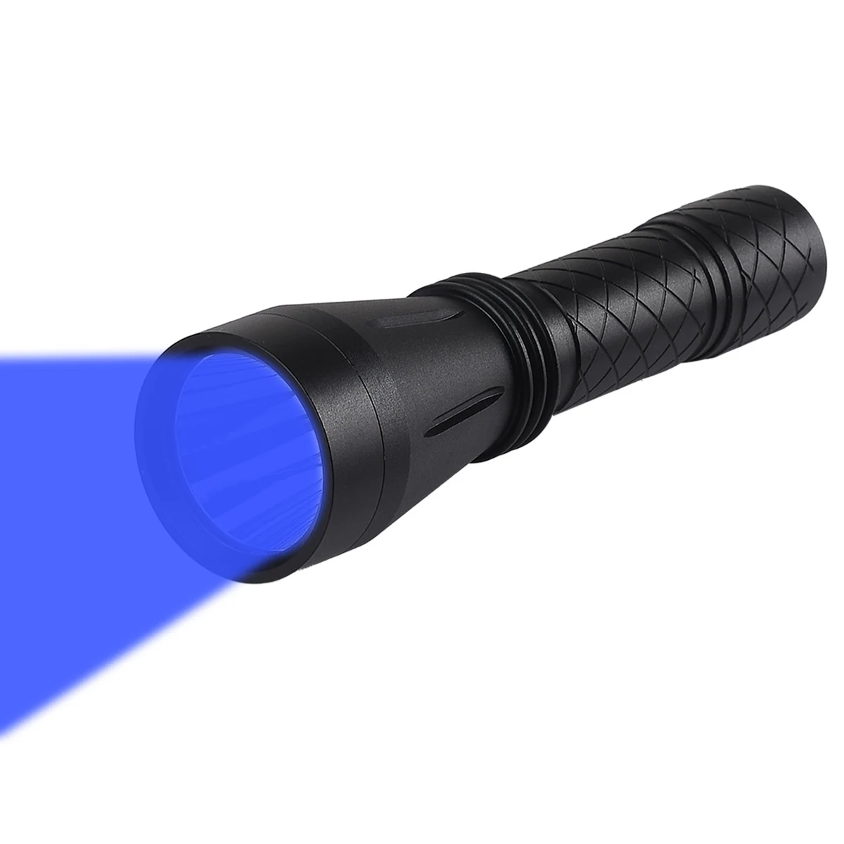 Синий Свет Высокой Мощности Светодиодные Фонари UltraFire H-B4 Портативная Перезаряжаемая Светодиодная Лампа 18650 Тактический Охотничий Фонарь