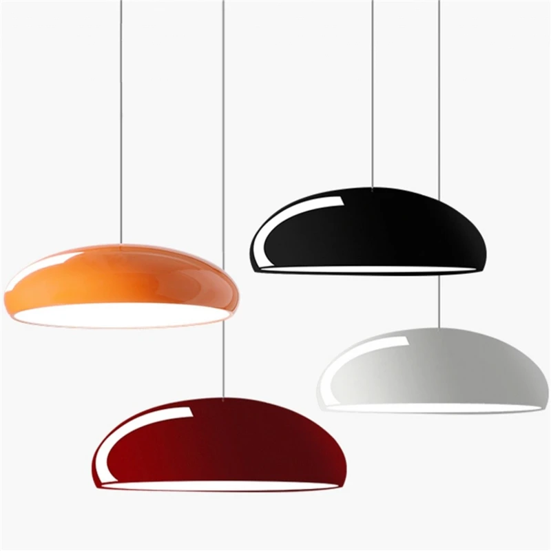 Современные алюминиевые подвесные светильники в форме чаши, минималистичная люстра для гостиной, ресторанный светильник, роскошная домашняя подвесная лампа для помещений