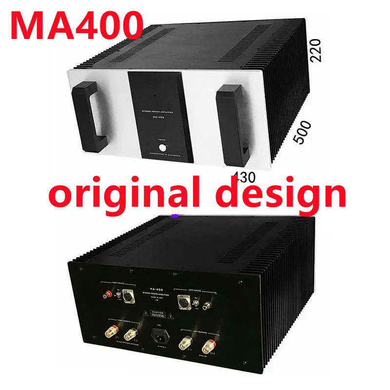 Усилитель мощности MA400 Hi-FI 2.0 канала 300 Вт + 300 Вт класса AB Оригинальный дизайн