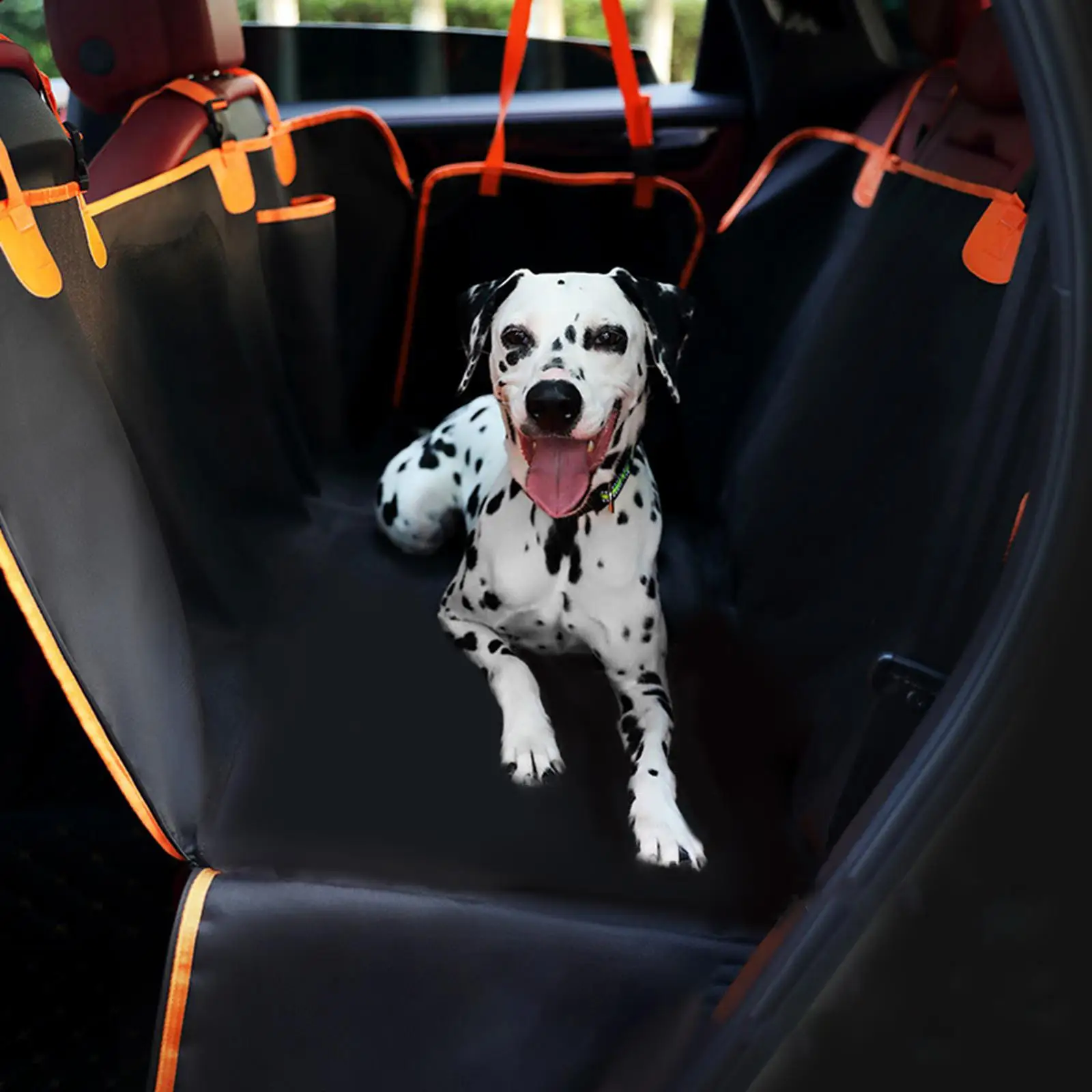 Чехол для багажника автомобиля для домашних собак, Чехол для заднего сиденья из прочной ткани Оксфорд, Переноска для собак, Гамак