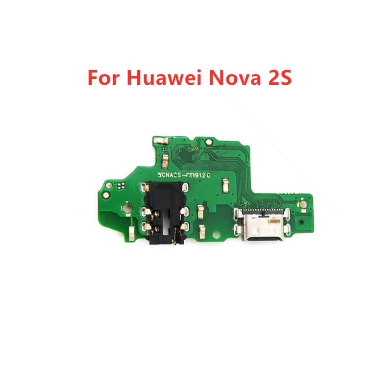 для Huawei Nova 2S USB порт зарядного устройства Разъем док-станции печатная плата Лента Гибкий кабель Порт зарядки Замена компонентов Запасные части P