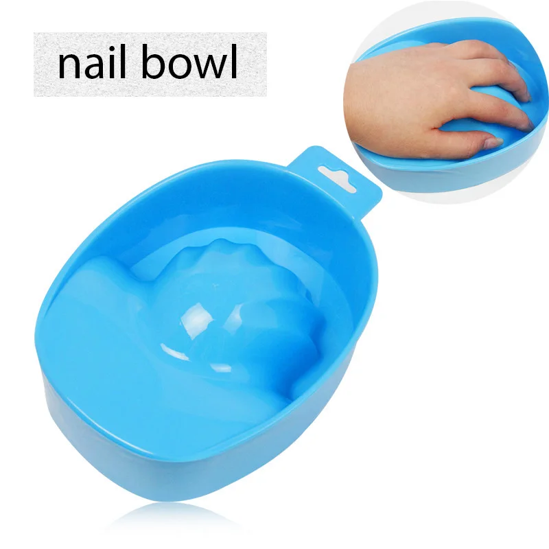 пластиковое средство для ручного мытья ногтей большого размера, Отмачивающее гель-лак для ногтей, чаша для маникюра DIY Salon Nail SPA Bath